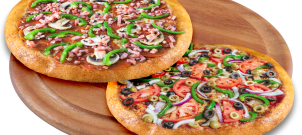 Any 2 Large Pizzas *Signature or BYO up to 5 Regular Toppings $42.99
