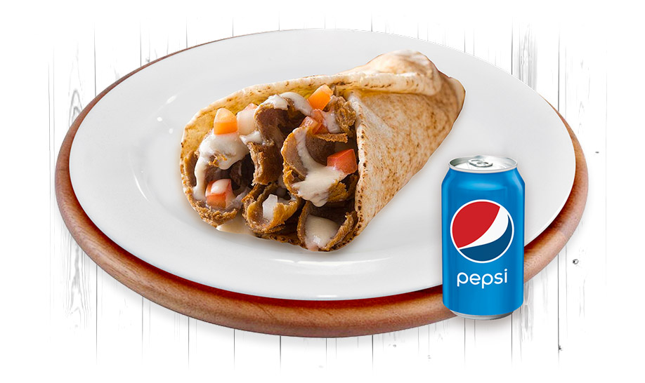 Small Donair + Can of Pop